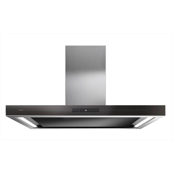 Asko - Cappa Decorativa A Parete Ci 41238 G-vetro Nero Perlato Soft Black-image