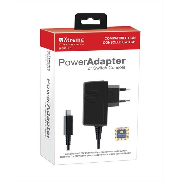 Xtreme - 95611 - Switch Power Adapter Type C-Nero-image