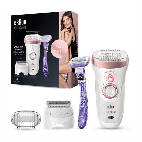 Braun - Silk-éPil 9 9-870-Bianco/Oro Rosa-image