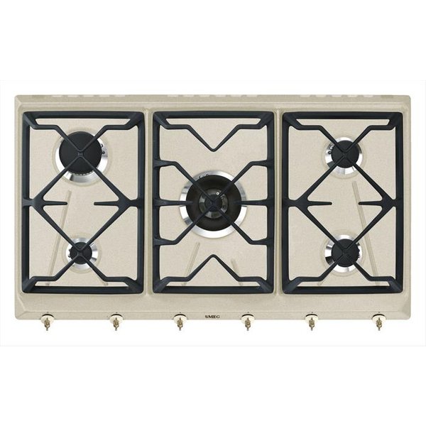 Smeg - Piano Cottura A Gas Srv896Avogh2 0Cm-Avena-image