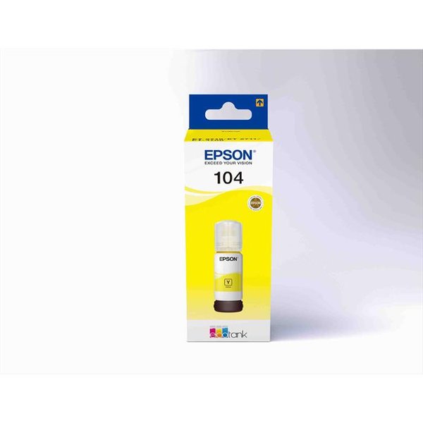 Epson - 104 Flacone Di Inchiostro Ecotank T00p4 Giallo-giallo-image