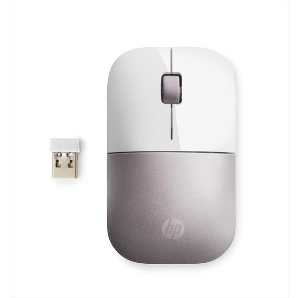HP - Z3700 Wifi Mouse-White/Pink-image