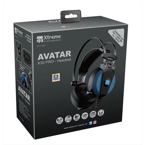 Xtreme - Avatar X30 Pro-Headset-Nero/Blu-image