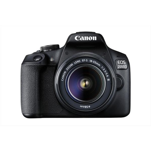 Canon - Eos 2000D + Ef-S 18-55 Mm Dc-Black-image