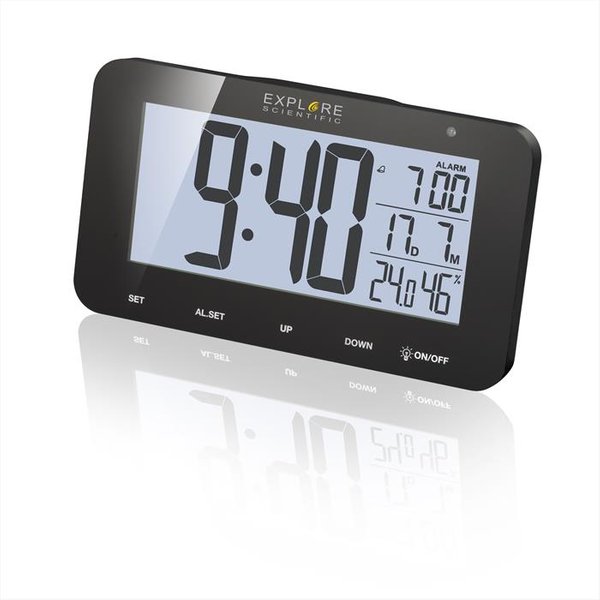 Explore Scientific - Rdc1004 Orologio Radiocontrollato-Black-image