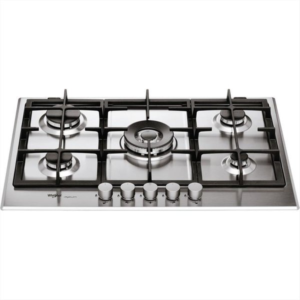 Whirlpool - Piano Cottura A Gas Ixelium Gmr 7522/Ixl 73Cm-Acciaio Inossidabile-image