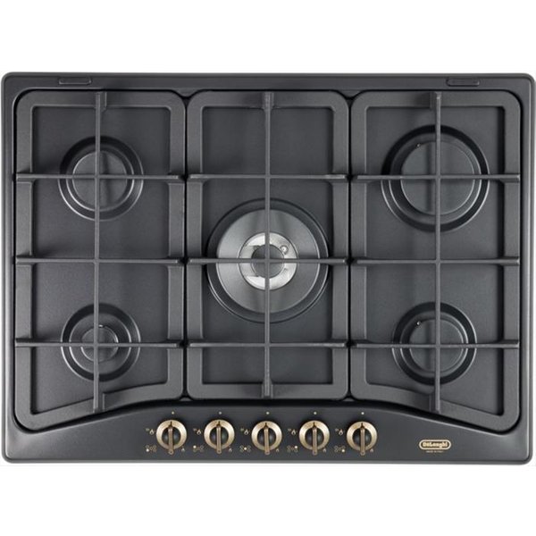 DE Longhi - Piano Cottura A Gas Anf 57 Pro 5 Fuochi 68Cm-Antracite-image