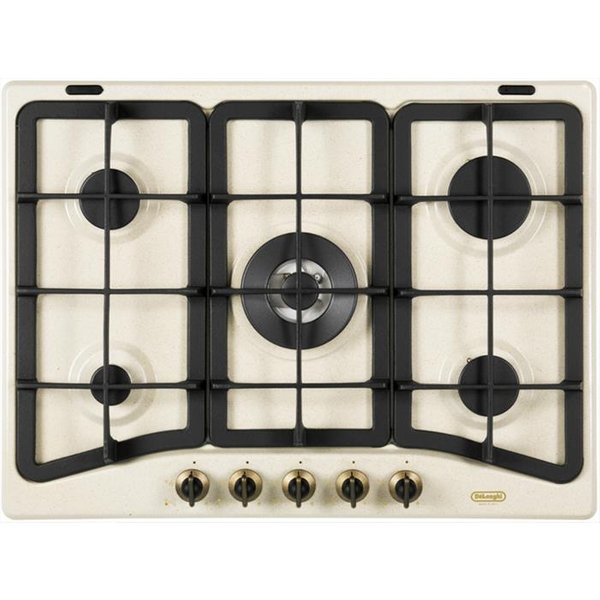 DE Longhi - Piano Cottura A Gas Avf 57 Pro 5 Fuochi 68Cm-Avena-image