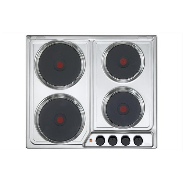 DE Longhi - Piano Cottura Elettrico Ffi 46 Er 4 Fuochi 55 Cm-Inox-image