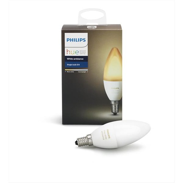 Philips - Hue White Ambiance Lampadina E14 6W-image
