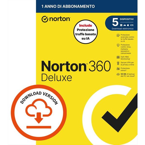Norton - 360 Deluxe 5 Dispositivi-image