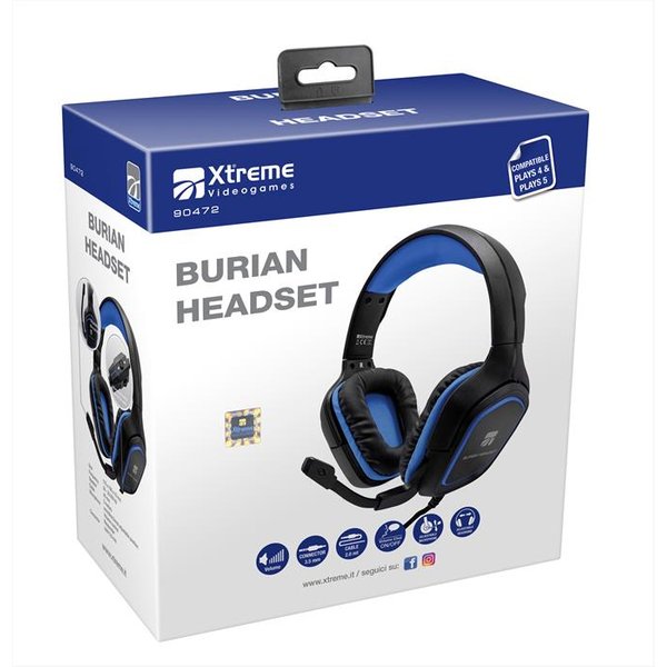 Xtreme - Burian Headset Ps5-Nero/Blu-image