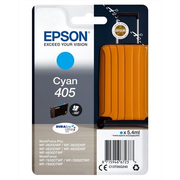 Epson - Epson Inchiostro Serie Valigia 405 Std Ciano-Ciano Std-image