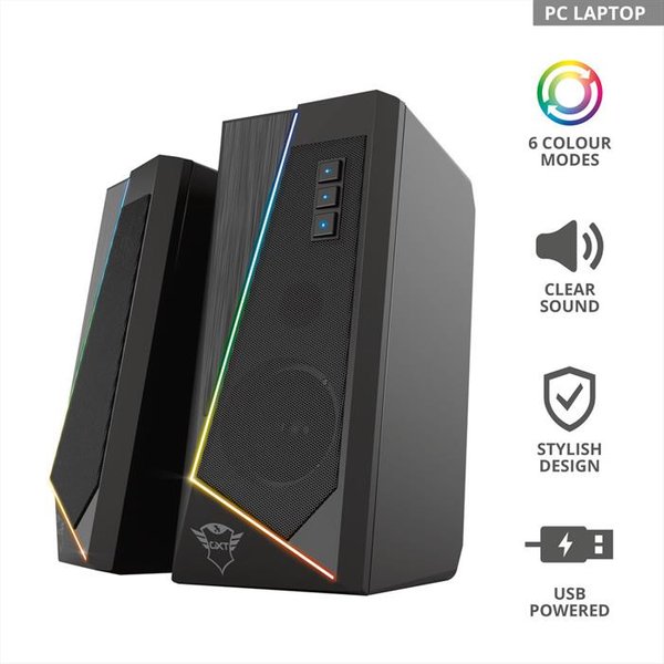 Trust - Gxt609 Zoxa Rgb Led Speaker Set-Black Rgb-image