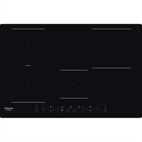Hotpoint Ariston - Piano Cottura Induzione Hb 0577B Ne 77 Cm-Nero-image
