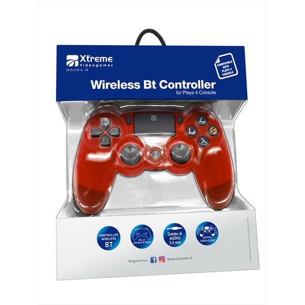 Xtreme - Wireless Bt Controller-rosso-image