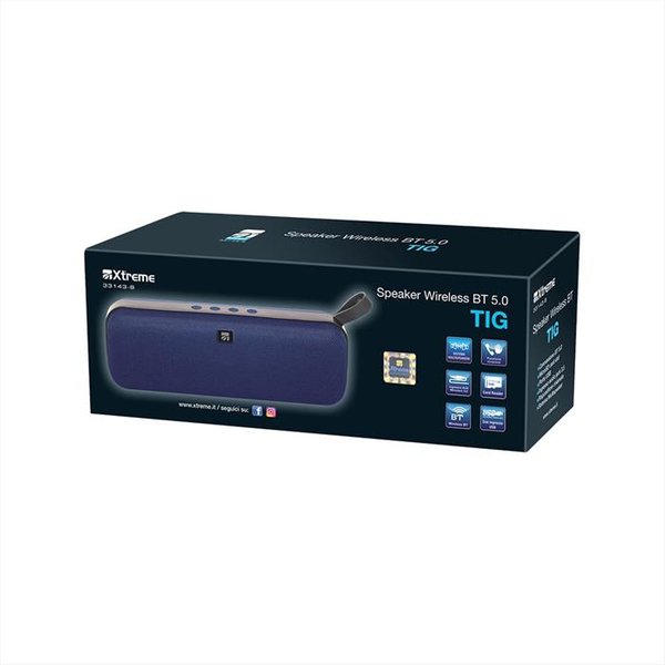 Xtreme - Speaker Wireless Bt 5.0 Tig-Blu-image