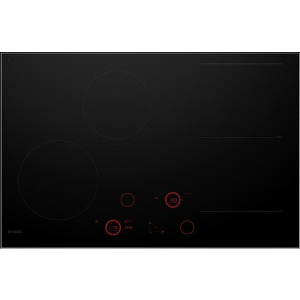 Asko - Piano Cottura Induzione Hid 824 Gc 75 Cm-Vetro Nero-image