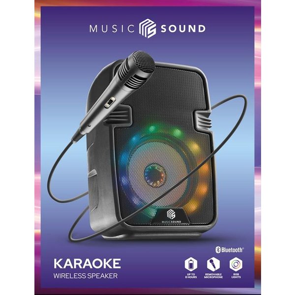 Cellularline - Speaker Bluetooth Karaoke Btspkmskaraokek-image