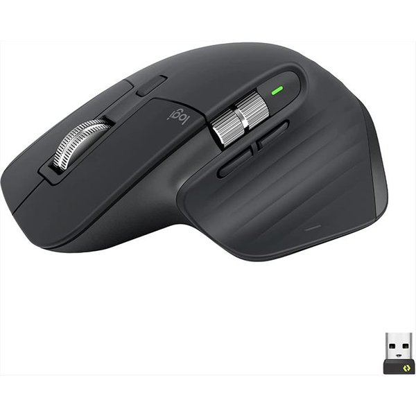 Logitech - Mouse Mx Master 3S-Grigio Scuro-image