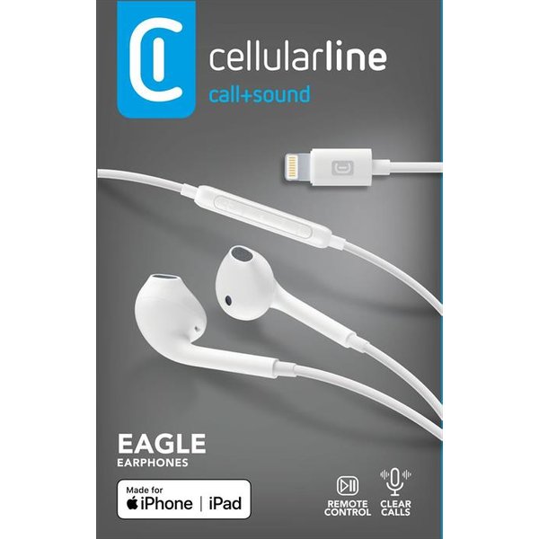 Cellularline - Auricolare Con Filo Aueaglemfiiphw-Bianco-image