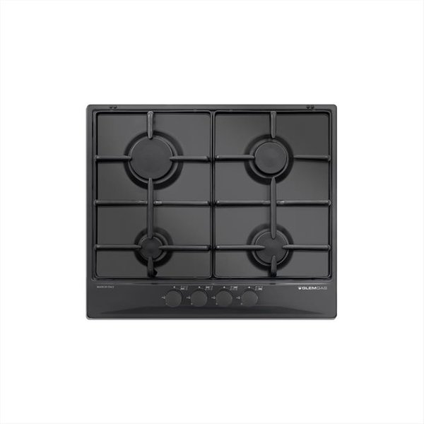 Glem GAS - Piano Cottura A GAS Gt64Nc-Nero Carbone-image