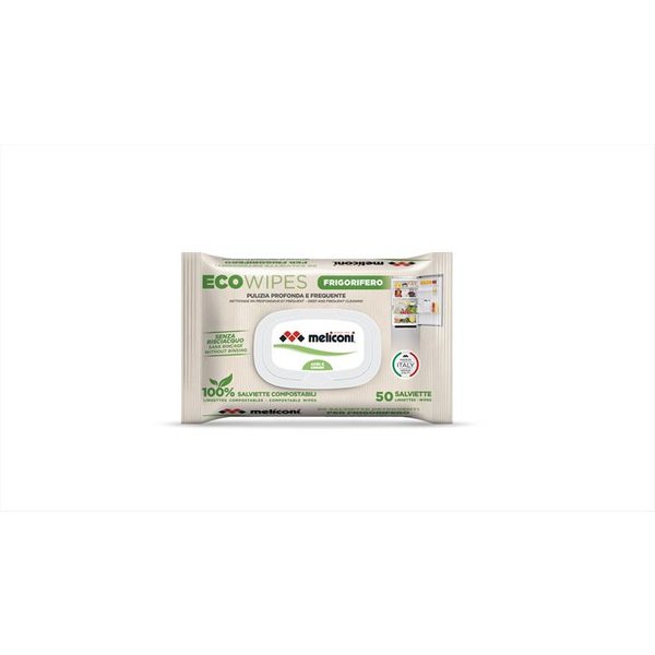 Meliconi - Salviette Detergenti Eco Wipes Frigorifero-Viscosa Compostabile-image