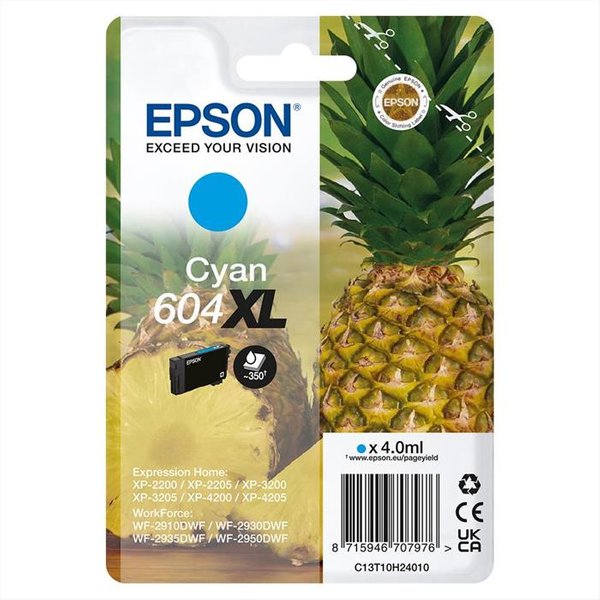 Epson - Cartuccia Ink Serie Ananas Ciano 604 Xl-Ciano-image