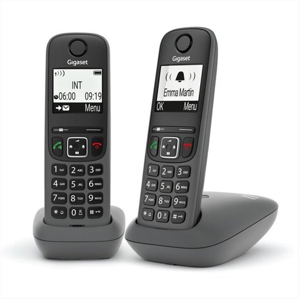 Siemens - Cordless Gigaset As490 Duo-Nero-image