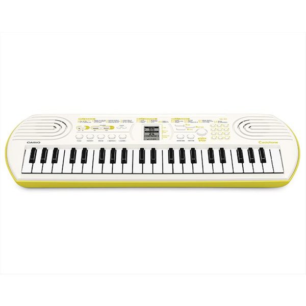 Casio - Tastiera Musicale Per Bambini Sa - 80h7-bianco/giallo Limone-image
