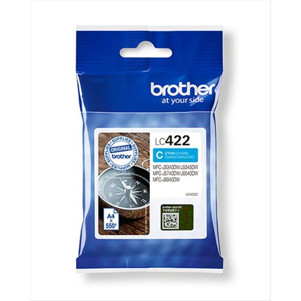 Brother - Cartuccia Lc422C-Ciano-image