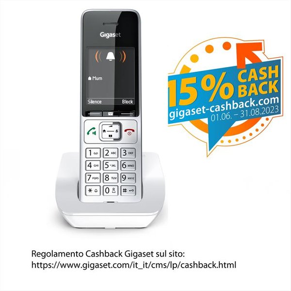 Gigaset - Cordless Comfort501White-Bianco-image