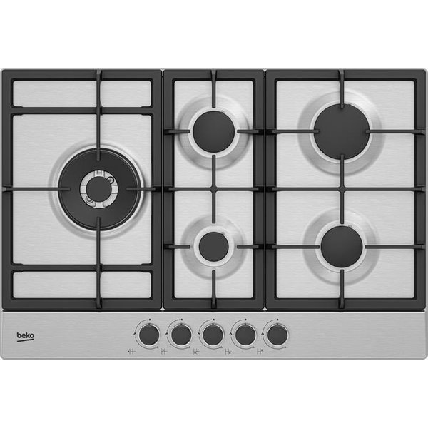 Beko - Piano Cottura A Gas Hial75225Sxe 75 Cm-Inox-image