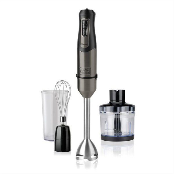 Black & Decker - Frullatore Ad Immersione Bxhba1200e-grigio Antracite-image