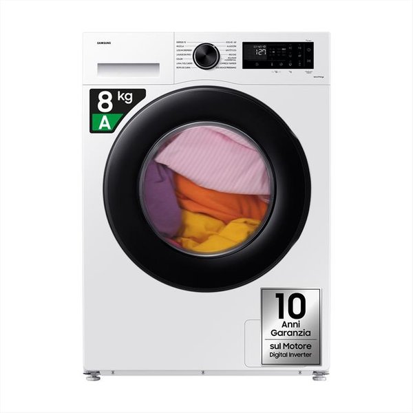 Samsung - Lavatrice Ww80cgc04daeet 8 Kg Classe A-bianco-image