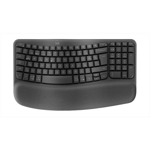 Logitech - Tastiera Multimediale Wave Keys-Graphite-image
