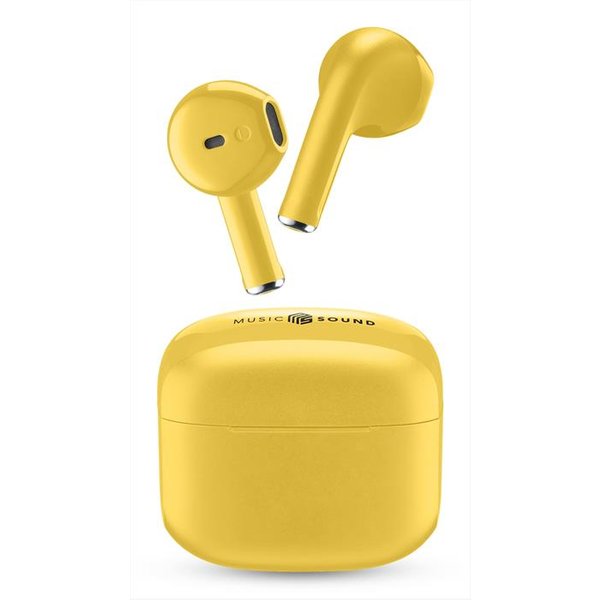 Music Sound - Auricolare Bluetooth Tws Swag Ms-giallo-image