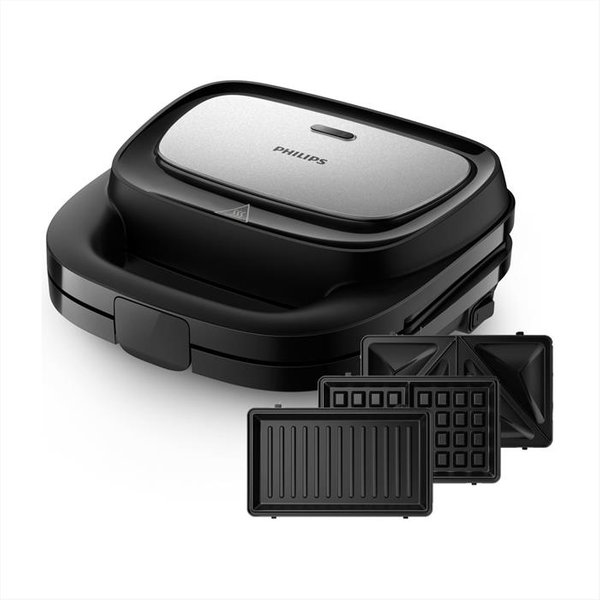 Philips - Grill Series 5000 Hd2350/80-Nero/Argento-image