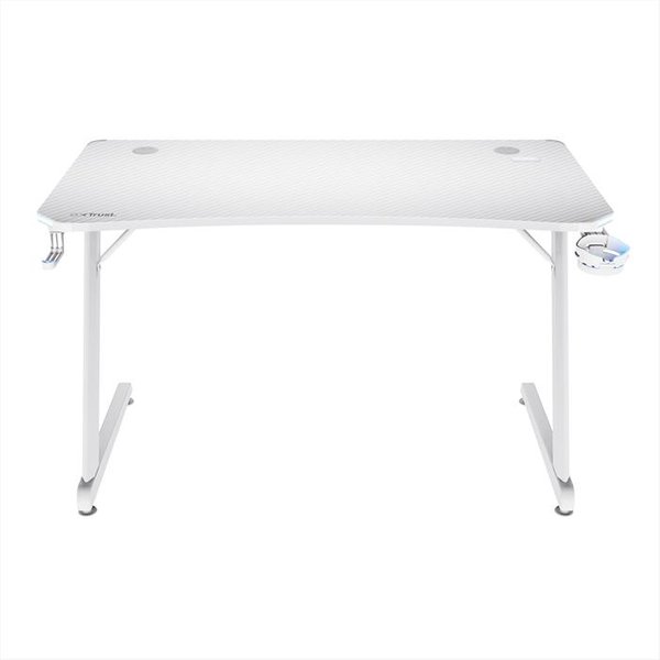 Trust - Scrivania Gaming Illuminata A Led Gxt709w-white-image