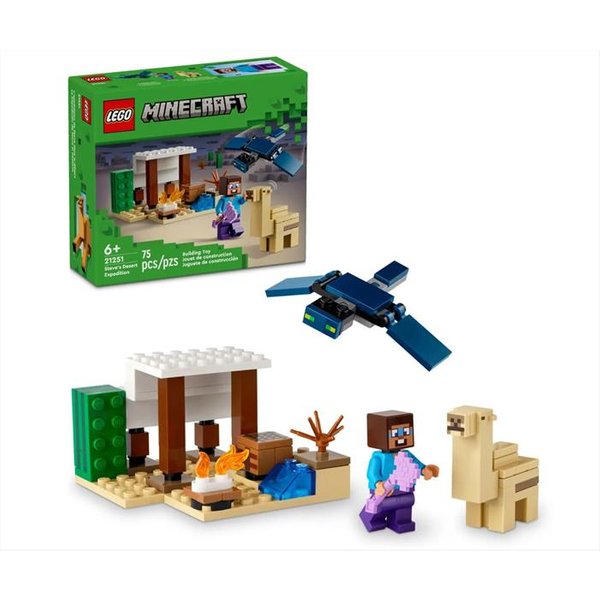 Lego - Minecraft Spedizione Di Steve Nel Deserto 21251, Multicolore-image