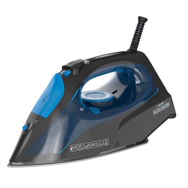Black & Decker - Ferro Da Stiro A Vapore Bxir2605E-Nero/Blu-image