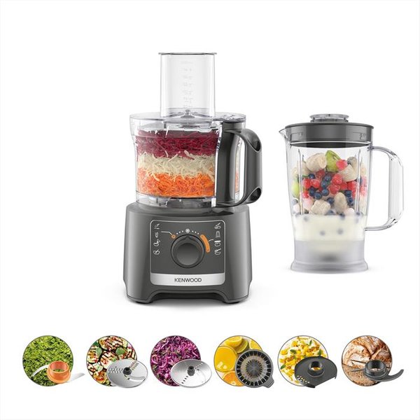 Kenwood. - Robot Da Cucina Multipro Compact Fdp31.360Gy-Grigio-image