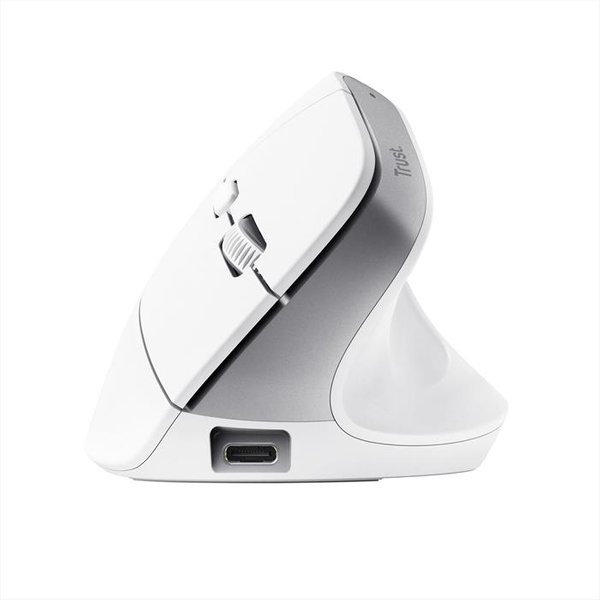 Trust - Mouse Ergonomico Wireless Bayo+-White-image