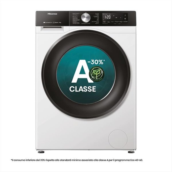 Hisense - Lavatrice Wf3S8043Bw3 8 Kg Classe A-Bianco-image