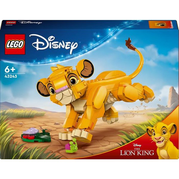 Lego - Disney Classic Simba, Cucciolo Del Re Leone 43243, Multicolore-image
