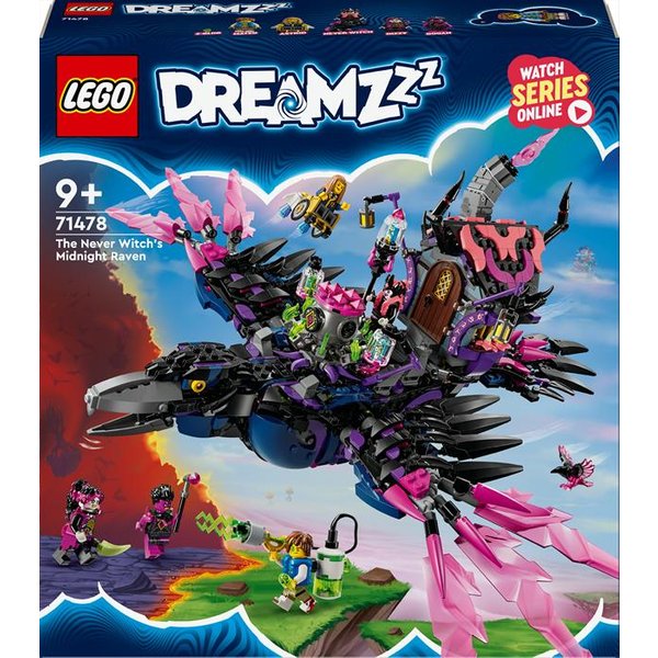 Lego - Dreamzzz Corvo Di Mezzanotte Della Strega 71478, Multicolore-image