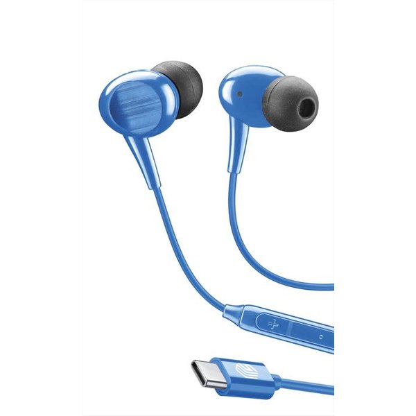 Cellularline - Auricolari A Filo In-Ear Auinearmstypecb-Blu-image