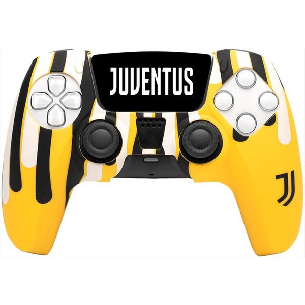 Qubick - Controller Skin Juventus Paint Bleed (ps5)-binco, Nero E Giallo-image