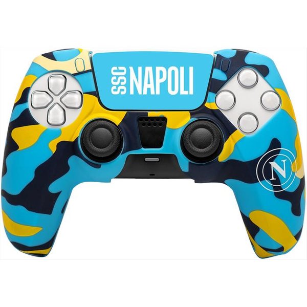 Qubick - Controller Skin Ssc Napoli Camo (Ps5)-Azzurro, Nero E Giallo-image