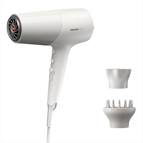 Philips - Asciugacapelli Bhd501/20-Bianco E Metallizzato-image